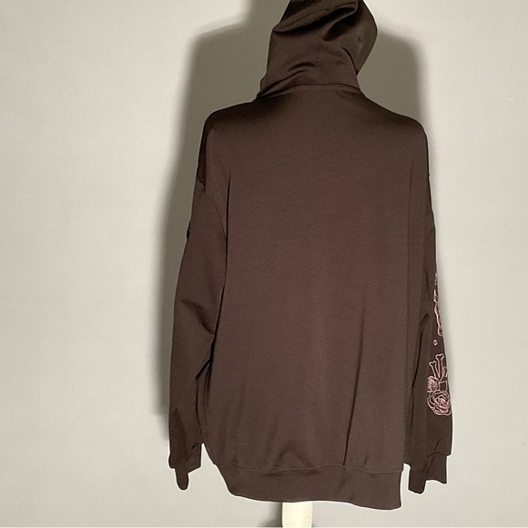 Harajuku Starry Collector Pastel Goth Kawaii Oversized Black Hoodie - Picture 9 of 15